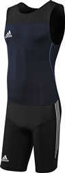 adidas adiPower Weightlifting Suit for men - navy blue/black/white