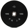 DHS 15 kg black rubber Training Bumpers