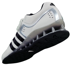 Entrada puesto patio de recreo adidas adiPower weightlifting shoes white/black/grey model M25733