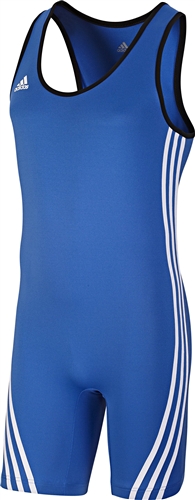 cuota de matrícula Comienzo sirena adidas Baselifter weightlifting suit - Blue
