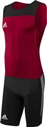 adidas adiPower Weightlifting Suit for men - university red/black/white
